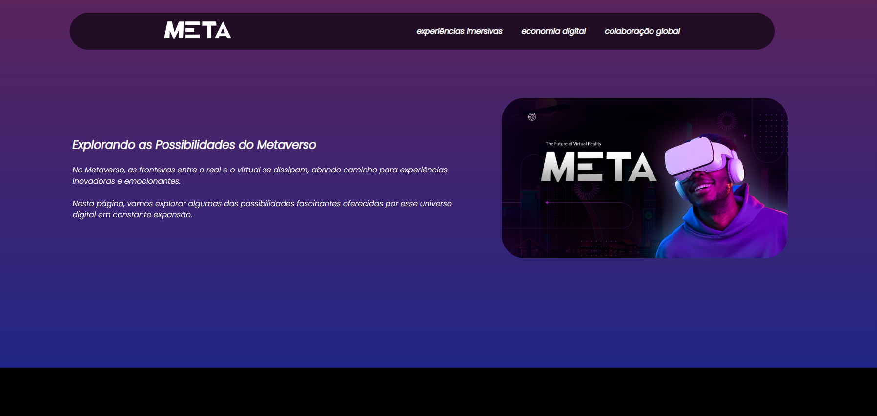 Projeto Metaverso
